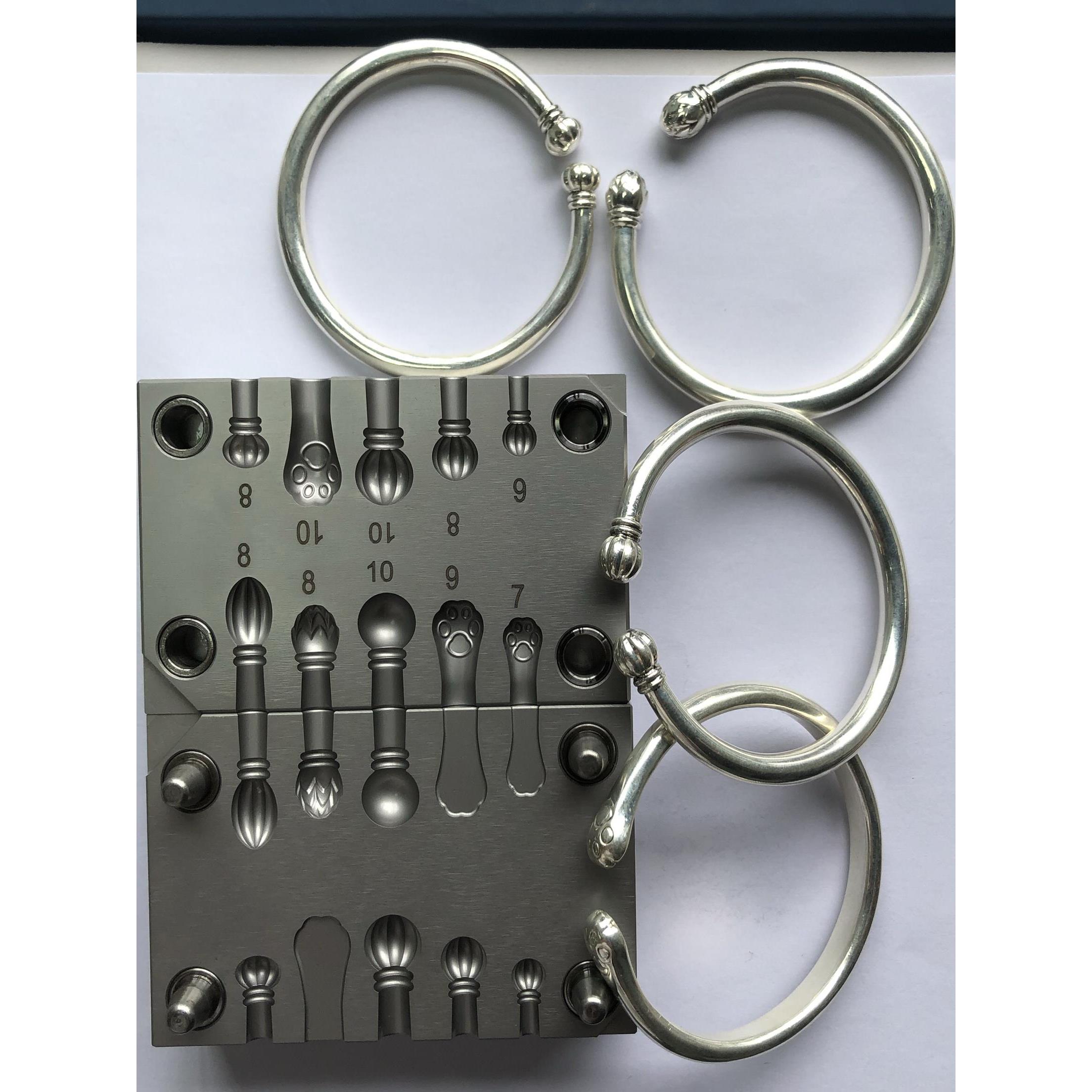 卷草纹南瓜猫爪金箍棒竹节首饰模具打金工具首饰CNC钢模打金模具