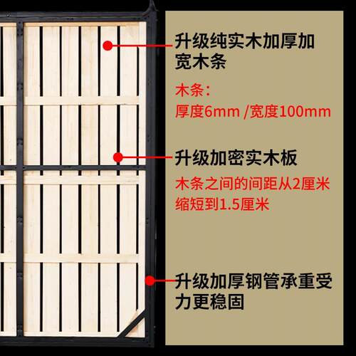 家用小户型壁床隐形床五金配件侧翻正翻单人折叠床板省空间墨菲床