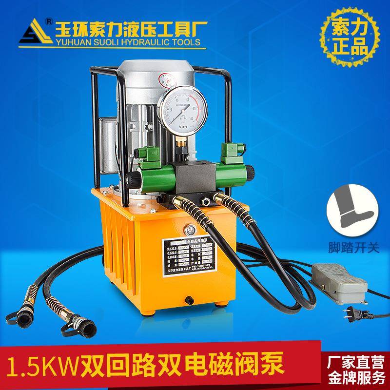DB150-D2电动液压泵带双电磁阀 液压泵站,油压机 双回路液压机