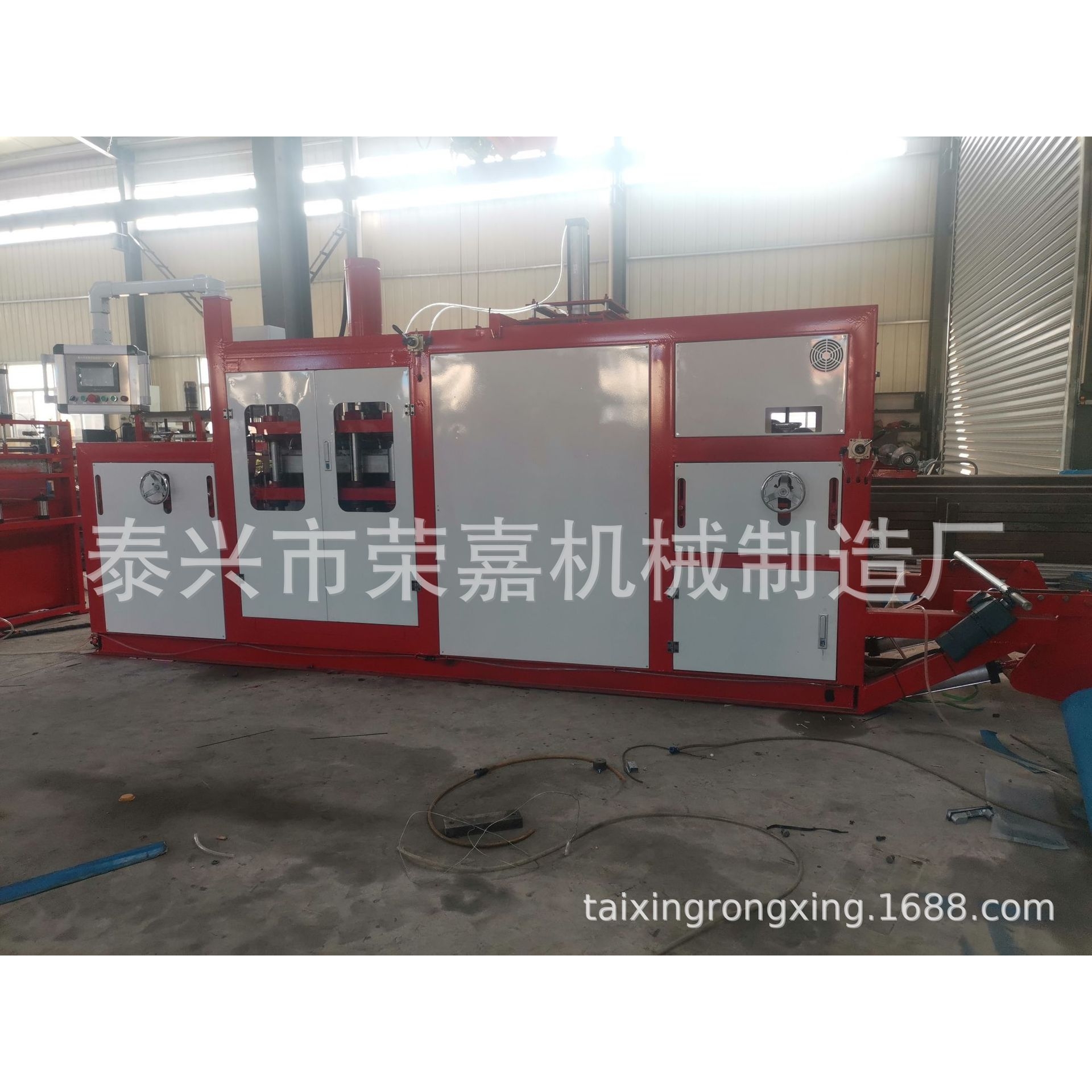 冷却塔填料压机自动淋水片机吸塑马利填料压塑成型机高温PVC填料