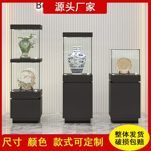 博物馆玻璃展示柜古董瓷器奇石雕像柜展览柜展台文物展柜珠宝柜台