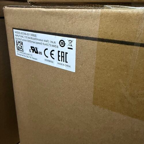 台达伺服电机 ECMA-G11306SS，0.6KW，110