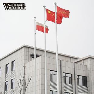 金属冲压不锈钢旗杆广告旗杆青岛厂崂山家加工锥形旗杆