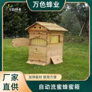 出口型蜂箱自动流蜜自流蜜蜂箱自流蜜巢框厂家