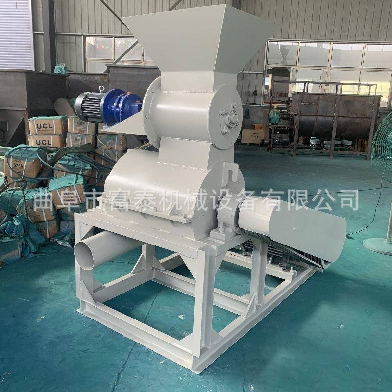 不易堵塞高湿物料粉碎机酒糟药渣粉碎机构树枝条蛋白桑粉碎机