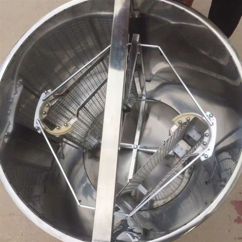 新品网状内框自动翻脾摇蜜机不锈钢摇蜜桶取蜜桶蜂蜜分蜜机摇糖机