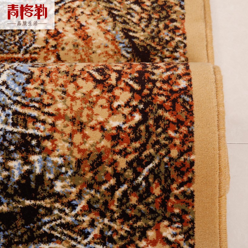 蒙古国进口羊毛挂毯吉祥鹿双鹿客厅卧室走廊家用风景艺术地毯壁画