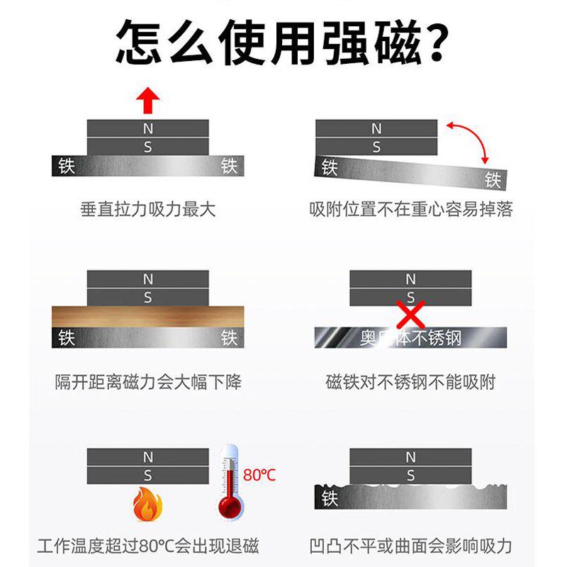 强力磁铁钕铁硼吸铁石打捞吸铁器吸盘打捞磁铁强磁开关式磁力座