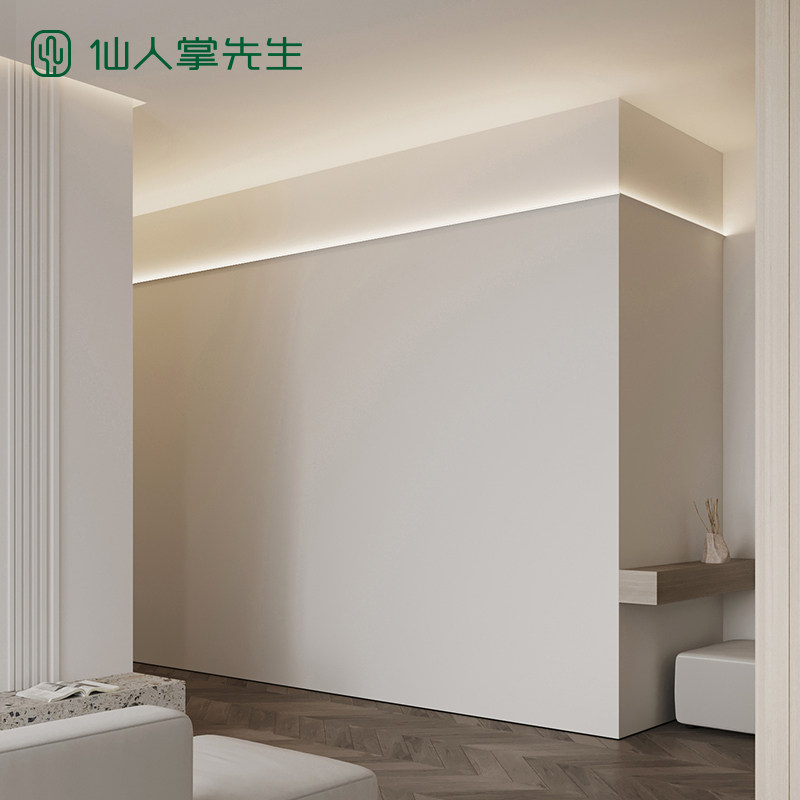 仙人掌先生无边框线性铝槽卧室客厅灯带LED弧形洗顶线条灯洗墙灯