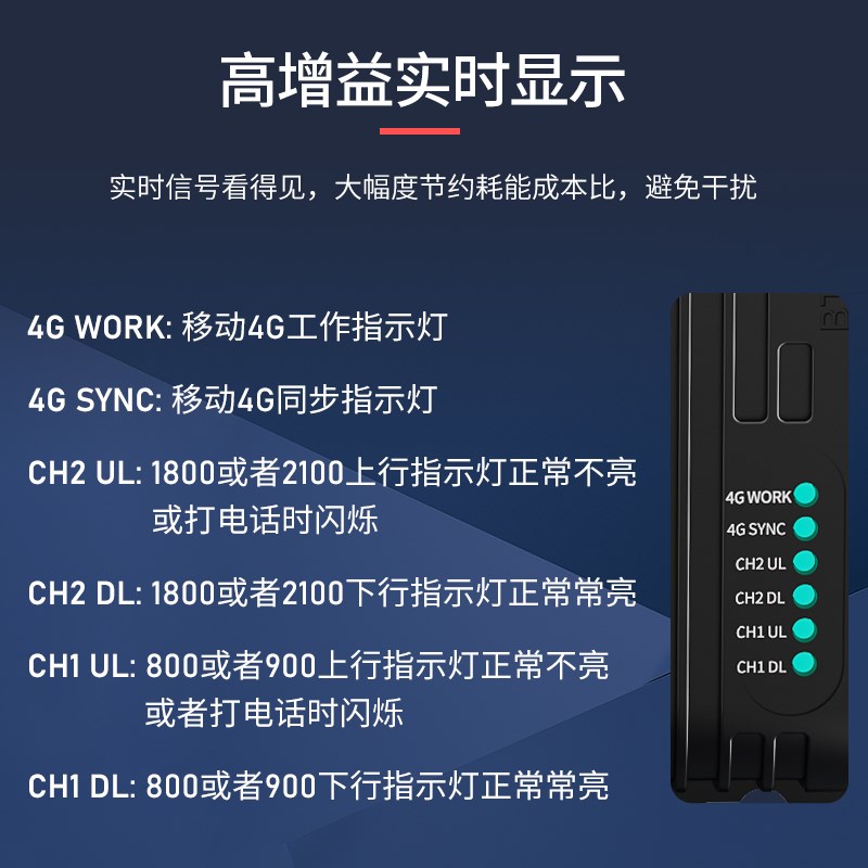 手机讯号大功率放大增强器移动联通电信网路接收加强山区室内家用