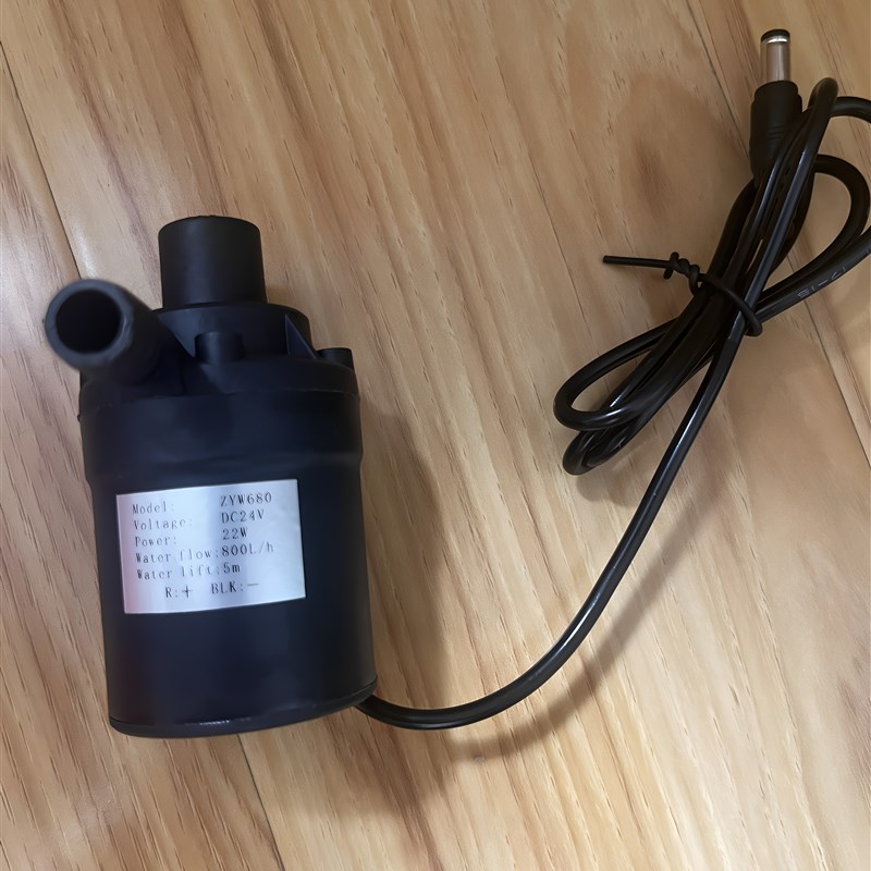 12伏太阳能无刷马达潜水泵耐高温水循环管专用泵直流电12伏抽水泵