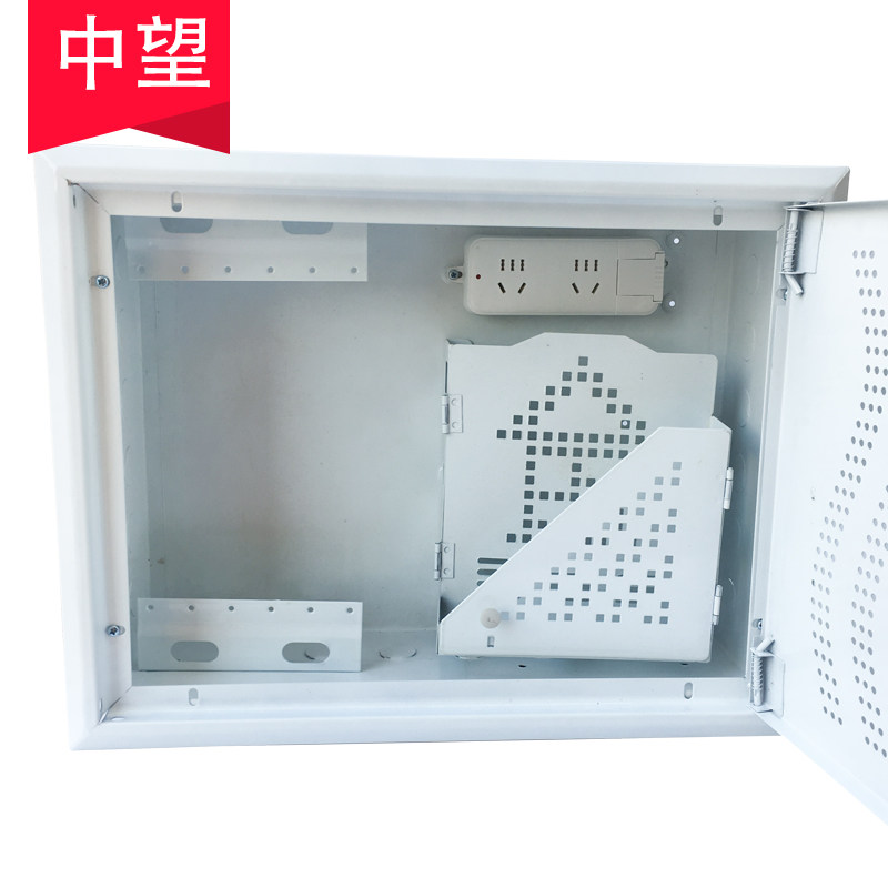 多媒体集线箱暗装弱电箱家用400*300*120光纤入户网络布线箱大号