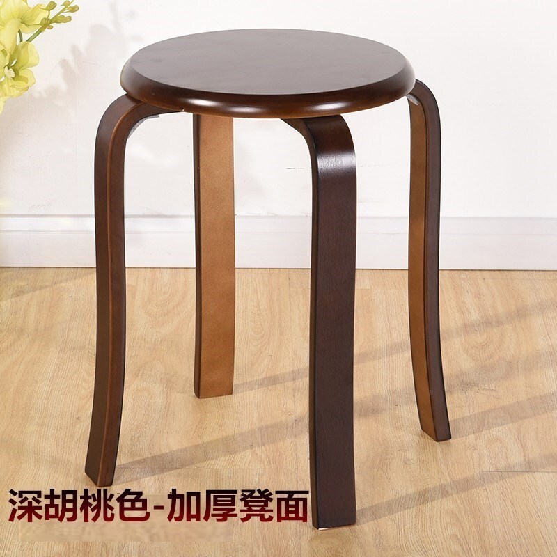 清仓阳台古筝圆形柚木实木圆凳子餐桌登子休闲古筝凳加固圆櫈特价