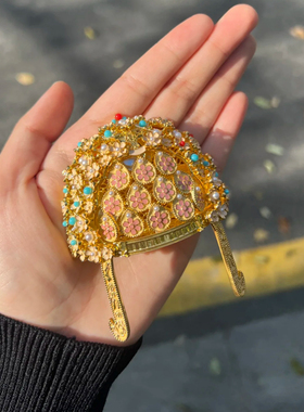 扬州大运河博物馆萧皇后凤冠冰箱贴金属磁吸旅游文创纪念品伴手礼