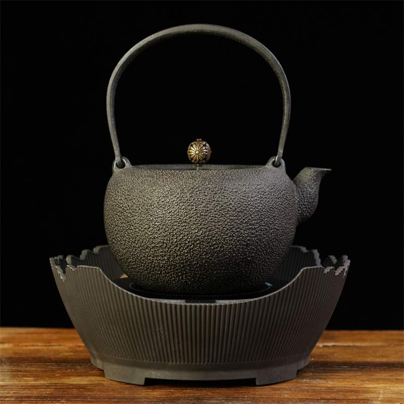 茶壶铸铁壶日式泡茶壶家用纯手工电陶炉煮茶器围炉煮茶养生烧水壶