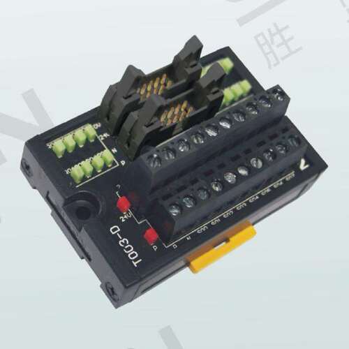 SIRON胜蓝20P兼容FP0系列PLC专用输入输出端子台T003/T003-D