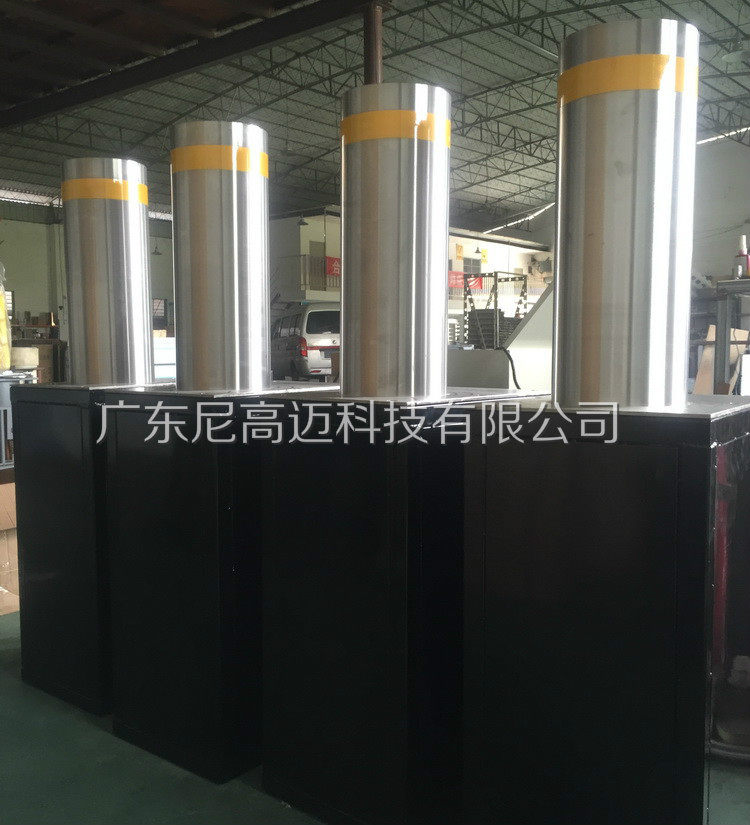 尼高迈全自动升降电子桩 校园 电厂大门防恐智能伸缩电子桩
