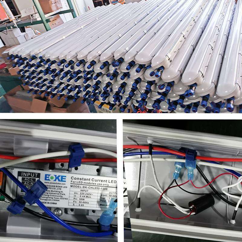 三防灯格栅线条灯led吸顶吊装防水IPI65负离子空气净化灯40w60w