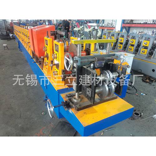 货架50矩形管冷弯成型设备，货架方管成型机，货架矩形管设备