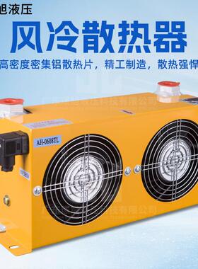 源头厂家AH0608TL-CA液压油制冷风冷却器压缩机小空调双风机散热