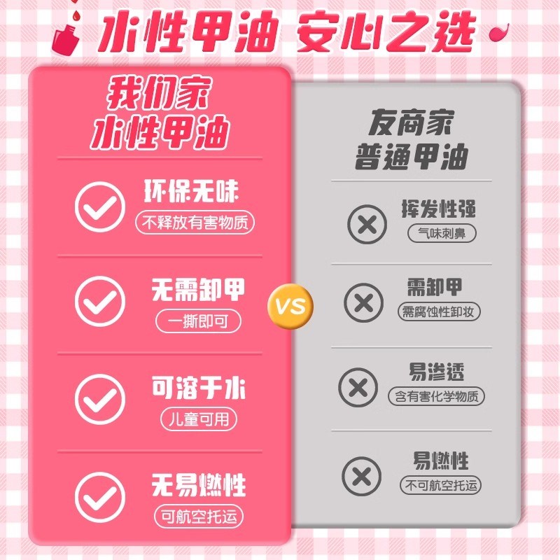 儿童美甲穿戴甲套装全套女孩l子短款2025可爱美甲贴纸贴片无味穿