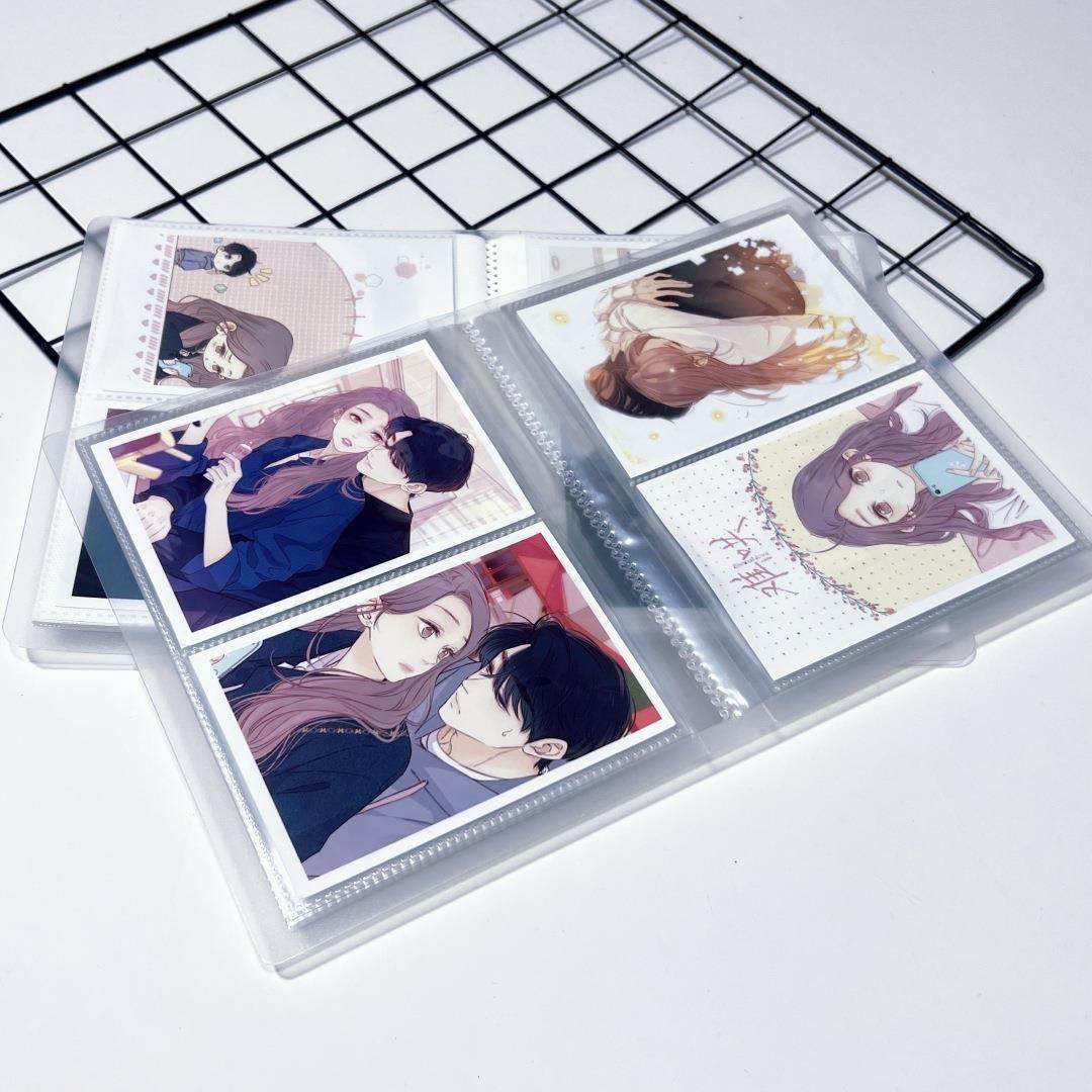 5寸大容量日版L判两段式生写册J家烧普shop照片磨砂封面收纳册夹