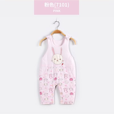 现货新生儿衣服春秋装婴儿开裆连体衣男宝宝爬服哈衣薄绵背带裤