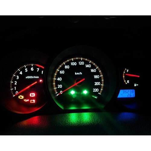 仪表灯T5汽车10V~30V宽电压led汽车仪表盘灯大功率