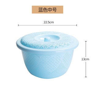 盛馍筐馒头筐家用塑料带盖野餐篮放馍厨房菜篮装 现货 水果收纳筐