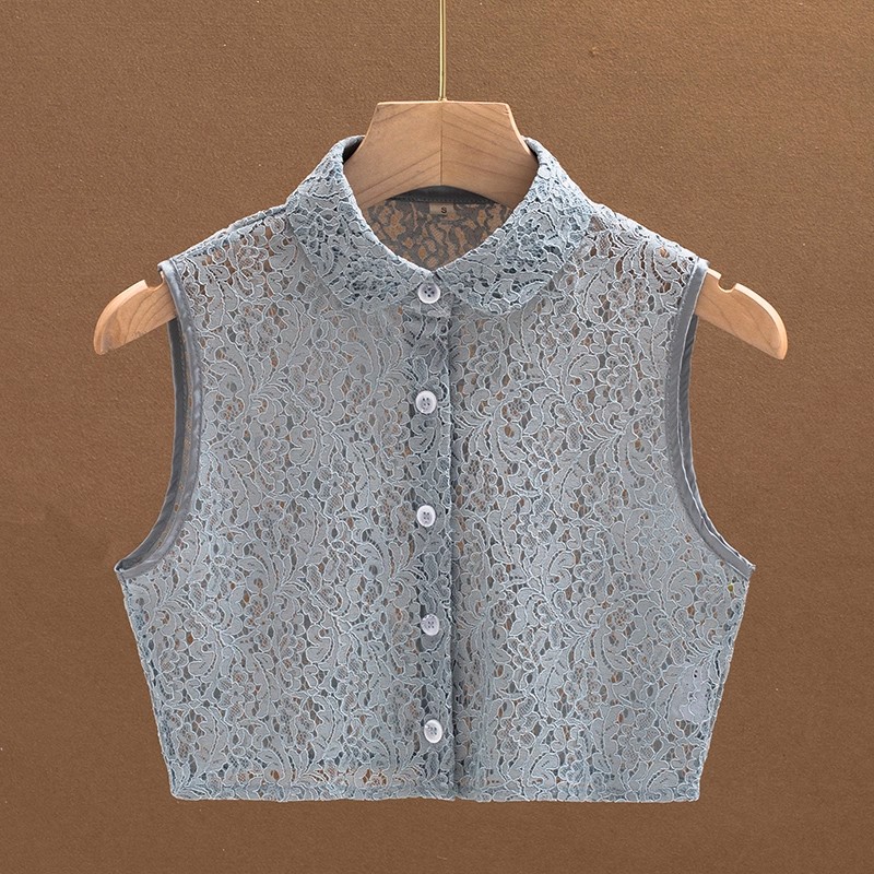 2025新款假领子女款百搭蕾丝高端