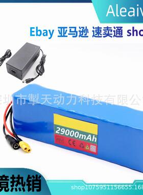 电动自行车电池48v29Ah18650锂离子电池组13串3并+充电器