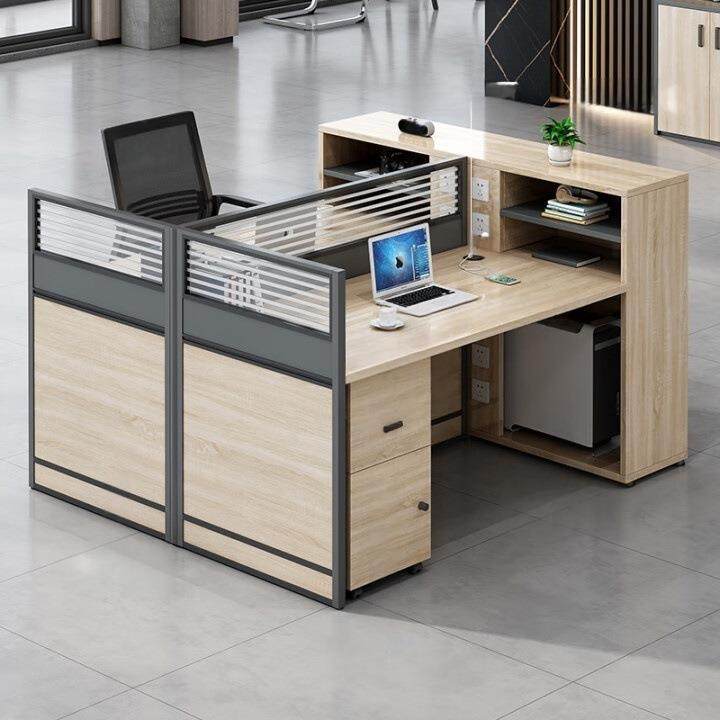 简约现代板式职员办公桌椅组合办公室带柜四人位员工工位桌办公桌,电子元器件市场,其它元器件,淘宝优惠券,粉丝福利购,淘宝优惠卷