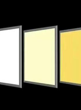 白色银色美规603*603/620*620mm36W40W48W0-10V可控硅调光面板灯