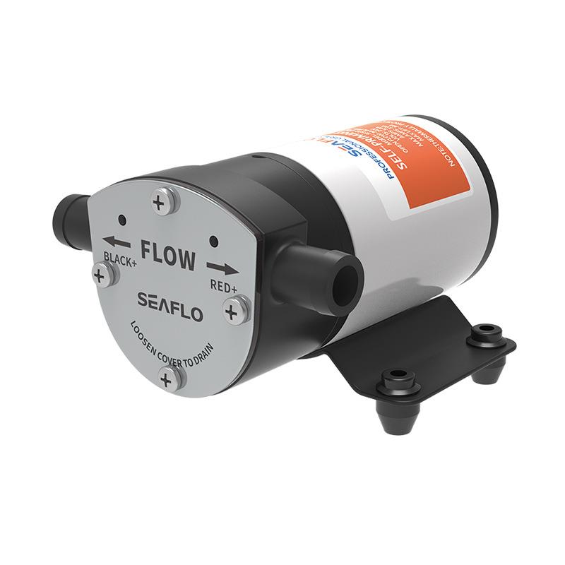 赛福乐12V/24V大功率捣碎排污冷却循环泵离心微型自吸柔性叶轮泵