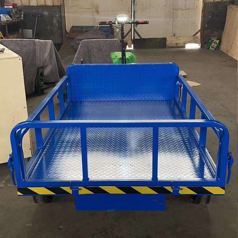 电动平板拉货车物流四轮搬运车家用小型电瓶板车操作简单