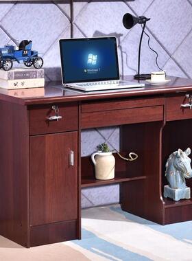公桌办公室电脑公桌家用现代简约学生书白桌领职员写字602603办台