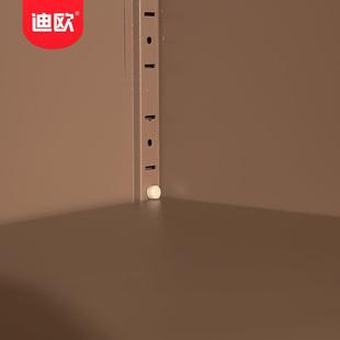 办公室档案储物带锁 迪玻啡白色璃门五层带锁资料文件柜铁欧柜皮