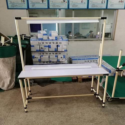 防生产SH-GZT45线精益货架电静电精益管工作台精益生产线打包台送