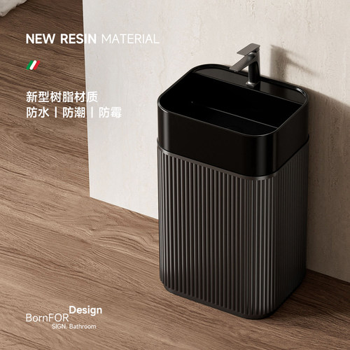 新款可储物收纳家用立柱盆小户型