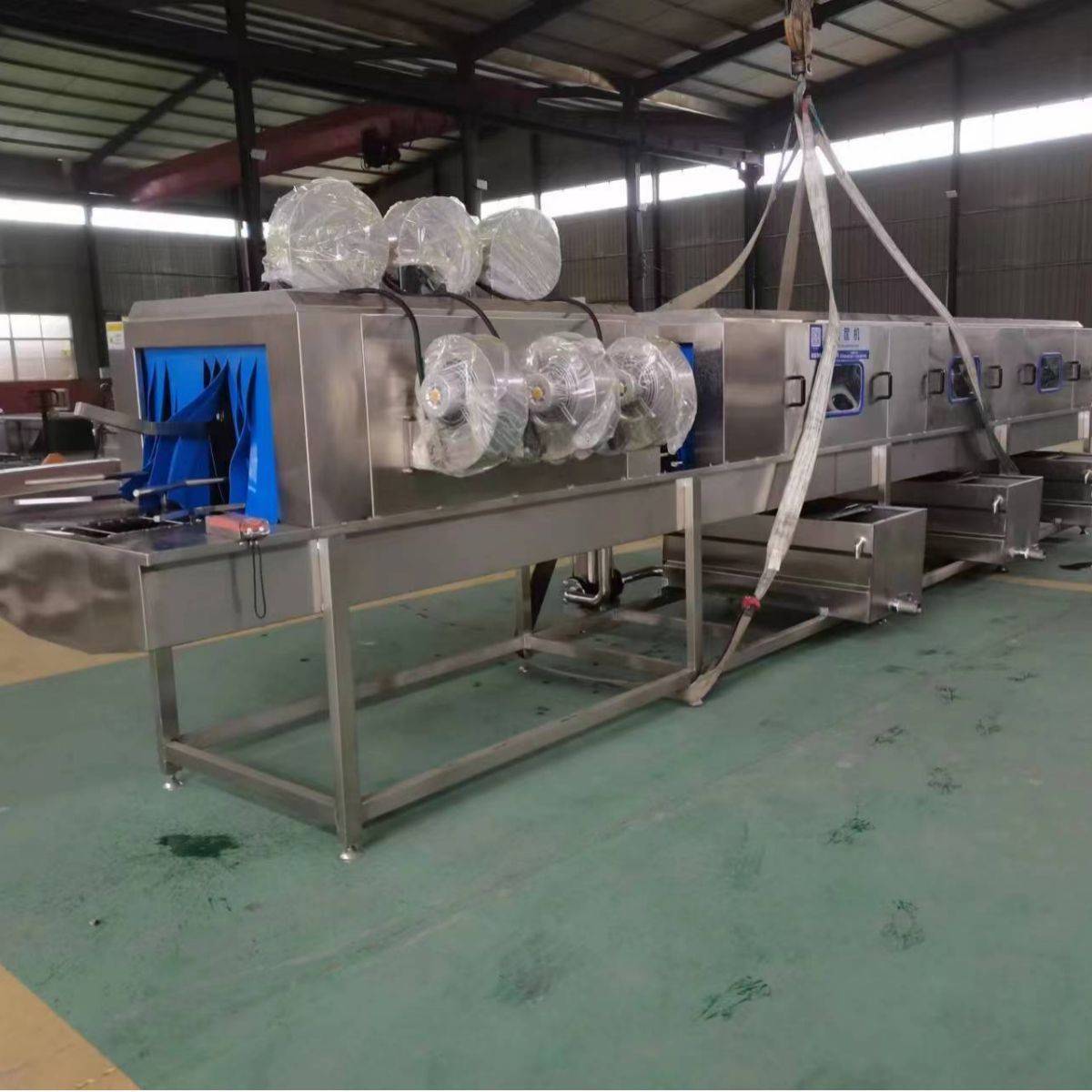 蔬菜筐海鲜筐洗筐机水果箱洗箱机全自动周转盘塑料箱清洗设备商用