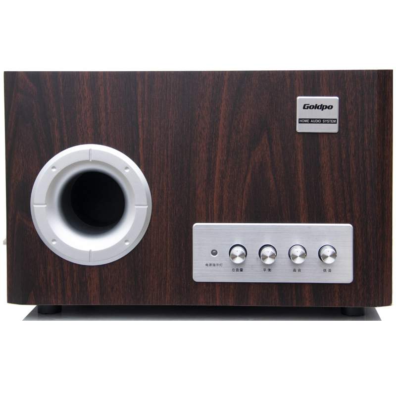 Goldpo S200电脑音响2.1台式机重低音炮家用多媒体木质音箱