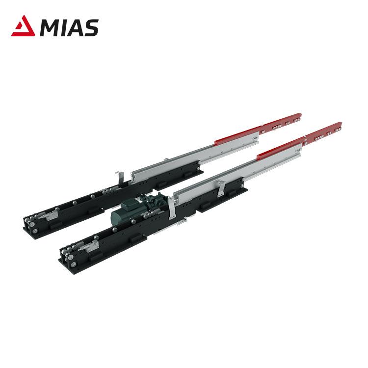 特殊的单深位伸缩叉带轴物料搬运货叉金属料盘米亚斯MIAS