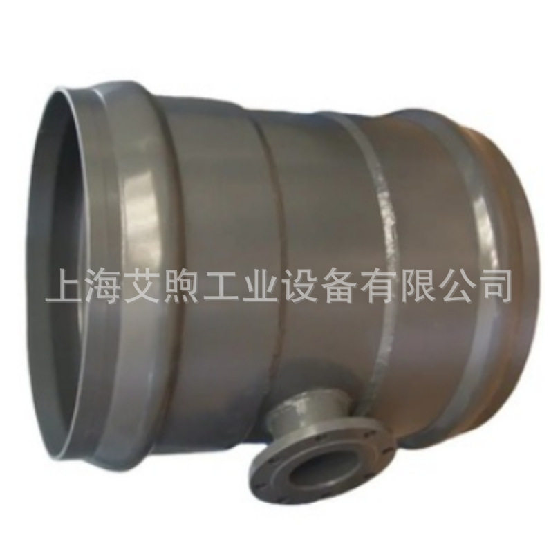 De630变150MM承压1.6MPA钢塑双承三通UPVC管PE管法兰转换承口三通