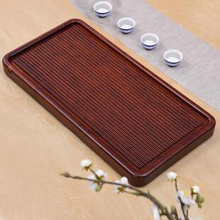 家用办公用实木茶台色泽油润木纹清晰重竹茶盘仿电木式茶盘