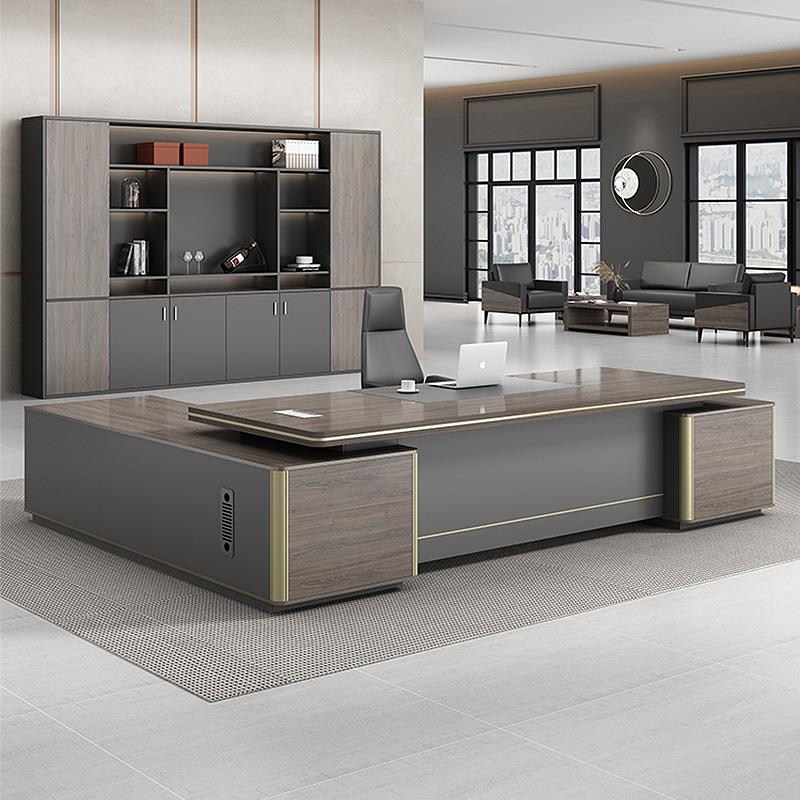 现代经理单人组合家具桌子总裁大班老板办公大气主管简约经理室人