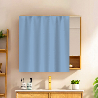 遮镜子挡帘浴室卫生间梳妆