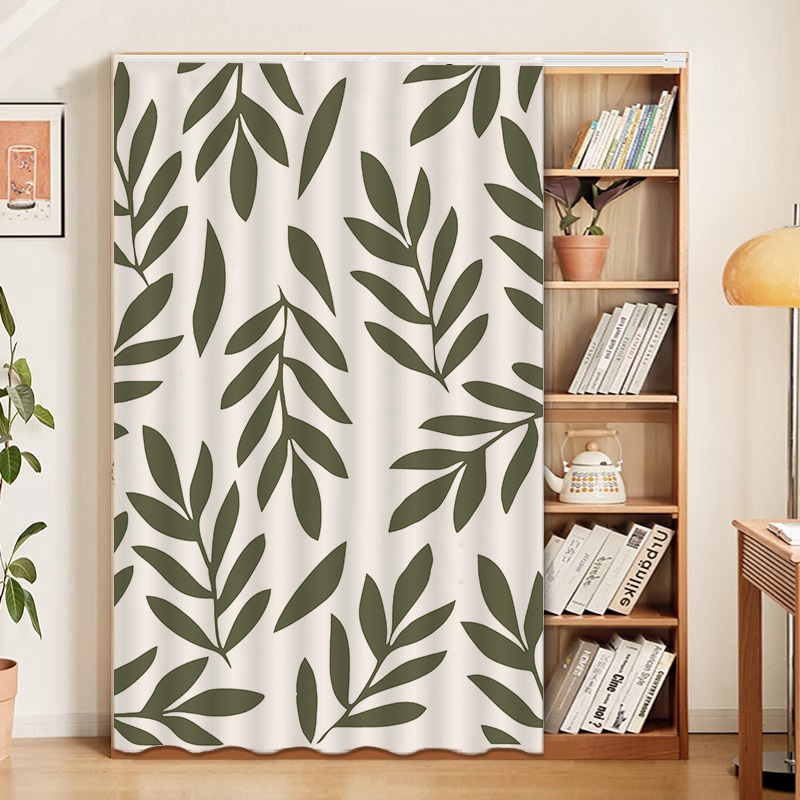 卡通书柜防尘帘柜子遮挡帘