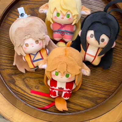 狐妖小红娘10cm印花体棉花娃娃