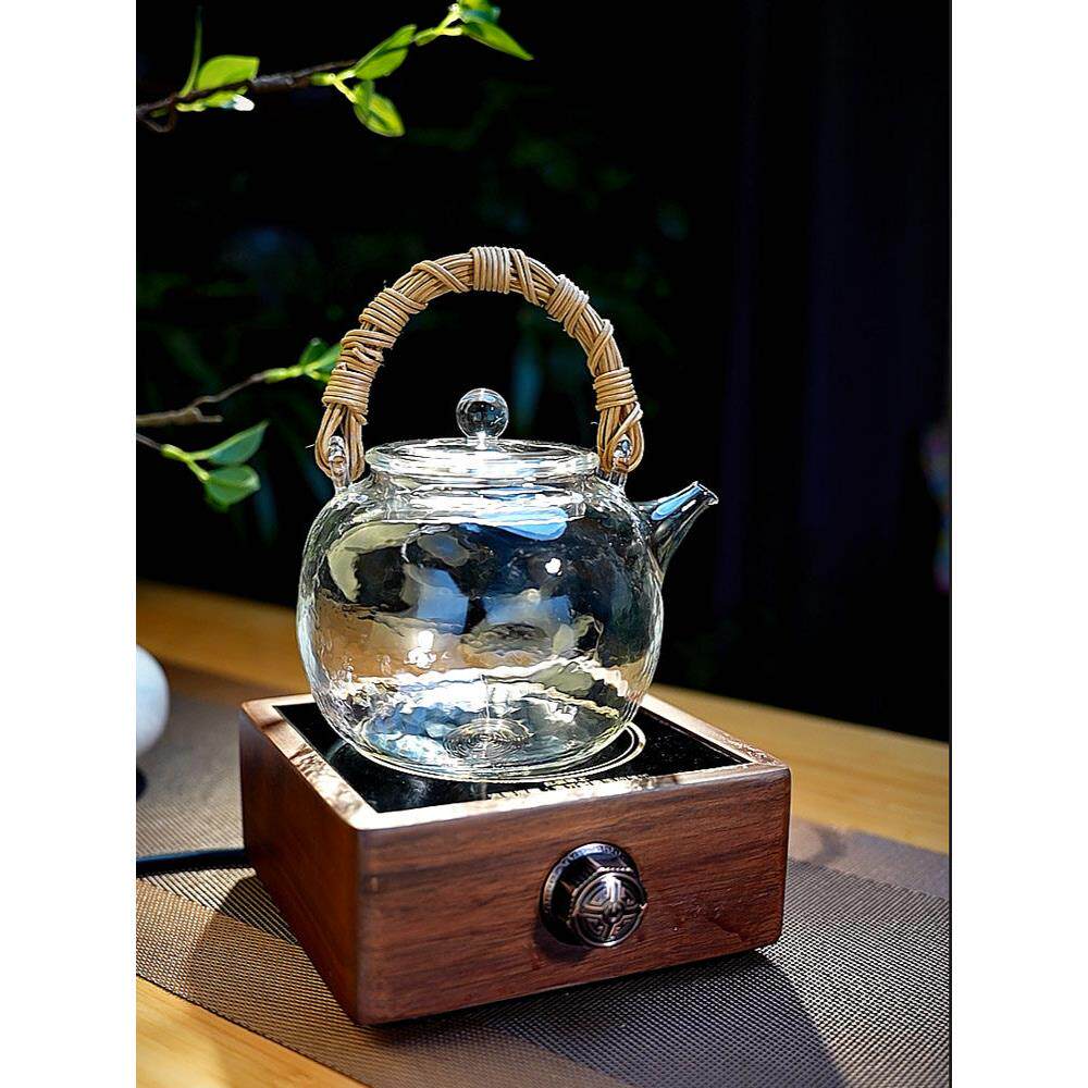 北京大学历史2024新型升降玻璃茶壶加厚耐高温水壶电热陶瓷炉专用