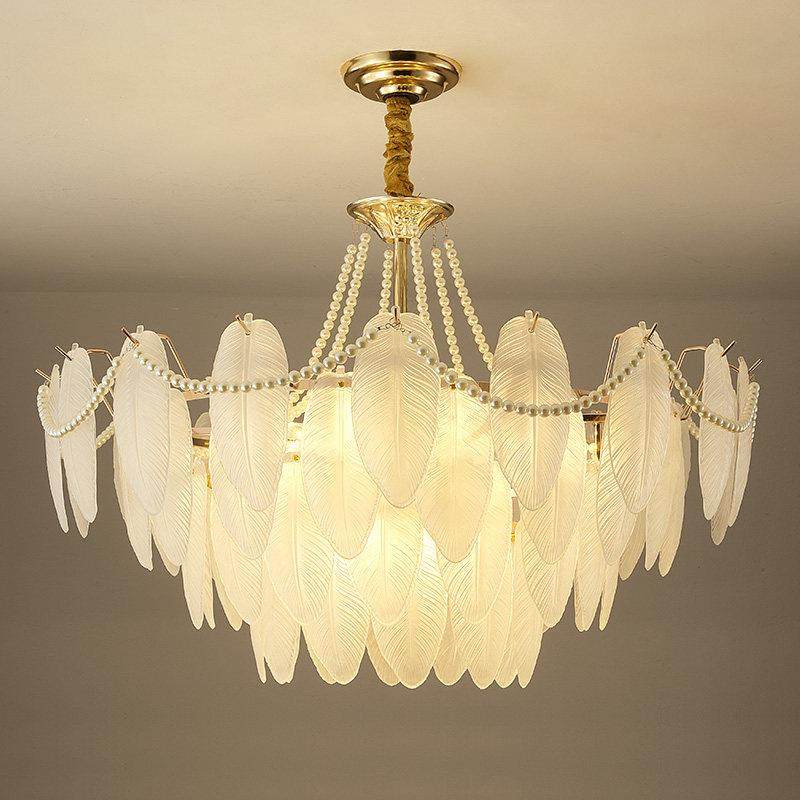 灯具客厅吊灯2025新款现代轻奢主灯极简大气高级感设计师水晶灯